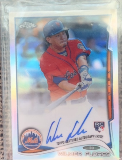 2014 Topps Chrome #67 Wilmer Flores — front
