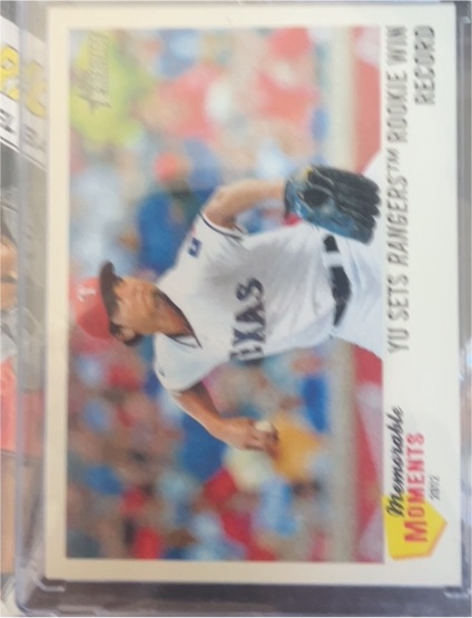 2013 Topps Heritage Memorable Moments #MM-YU Yu Darvish — front
