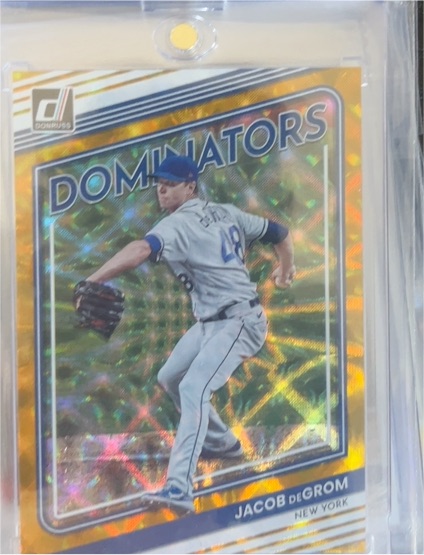 2022 Donruss Dominators #D-2 Jacob deGrom — front
