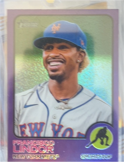 2022 Topps Heritage #196 Francisco Lindor — front