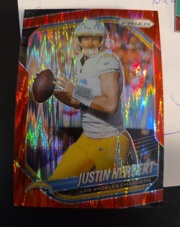 2025 Panini Prizm #215 Justin Herbert — front