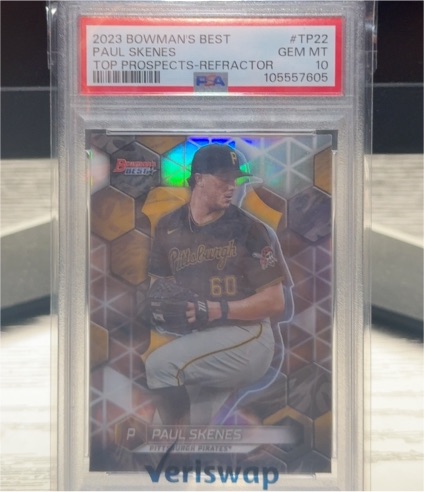 2023 Bowman's Best #TP22 Paul Skenes — front