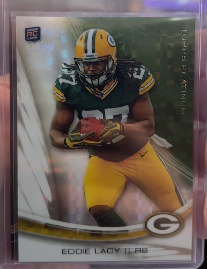2013 Topps Platinum #150 Eddie Lacy Rookie — front