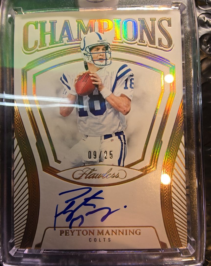 2025 Panini Flawless Champions #CH-PMA Peyton Manning — front