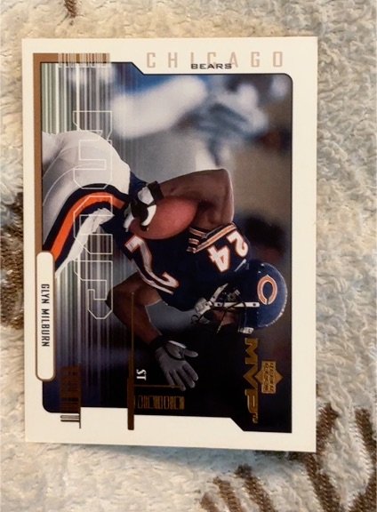 2000 Upper Deck MVP #33 Glyn Milburn Chicago Bears — front