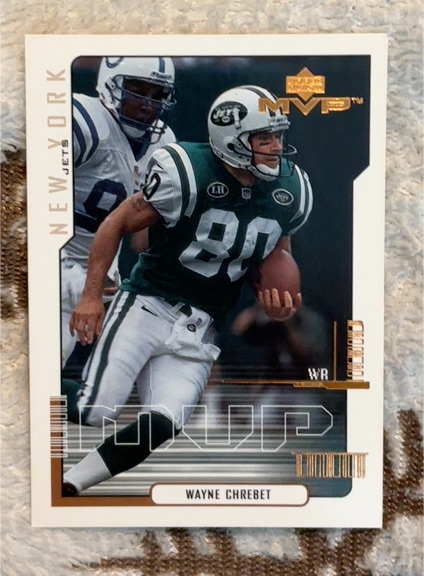 2000 Upper Deck MVP #118 Wayne Chrebet — front