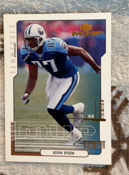 2000 Upper Deck MVP #175 Kevin Dyson — front