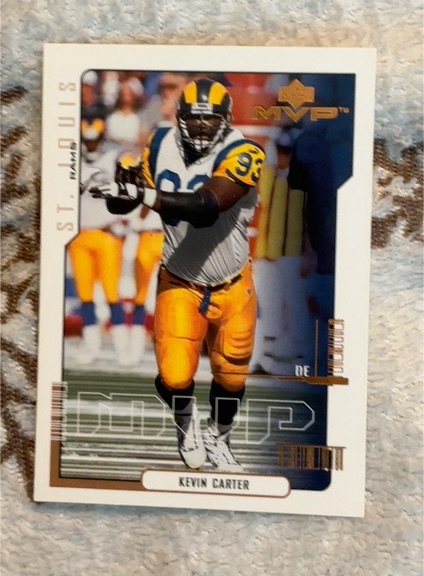2000 Upper Deck MVP #142 Kevin Carter — front