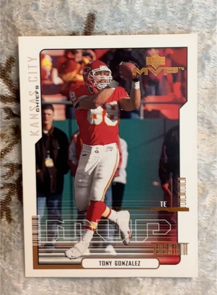 2000 Upper Deck MVP #80 Tony Gonzalez — front