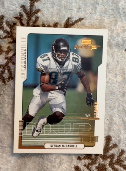 2000 Upper Deck MVP #74 Keenan McCardell — front