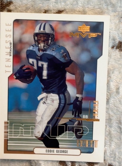 2000 Upper Deck MVP #173 Eddie George — front