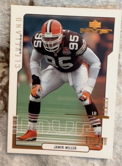 2000 Upper Deck MVP #41 Jamir Miller — front