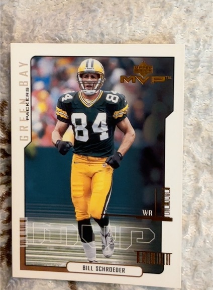 2000 Upper Deck MVP #64 Bill Schroeder — front