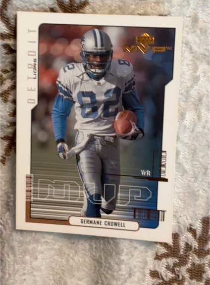 2000 Upper Deck MVP #57 Germane Crowell — front