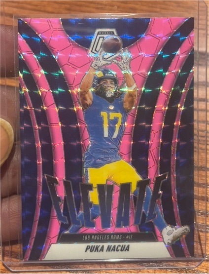 2025 Panini Mosaic Elevate #18 Puka Nacua — front