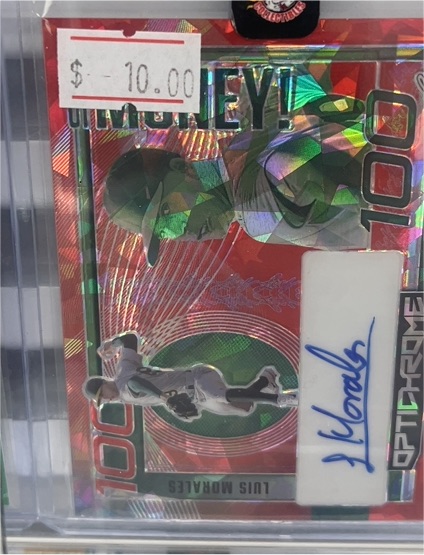 2023 Leaf Optichrome So Money #100 Luis Morales — front
