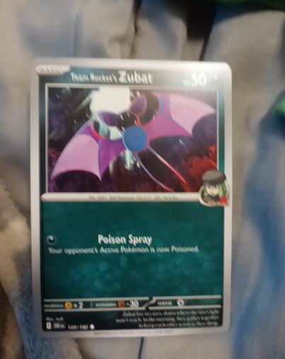 2023 Pokémon TCG Destined Rivals #120 Team Rocket's Zubat — front
