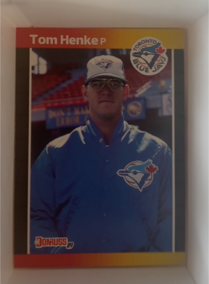 1989 Donruss #385 Tom Henke — front