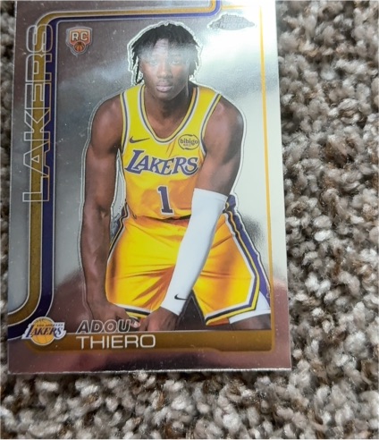 2025-26 Topps Chrome #286 Adou Thiero — front