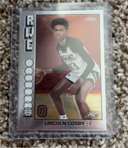2023-24 Topps Chrome Overtime Elite 1976 Topps #TB-4 Lincoln Cosby — front