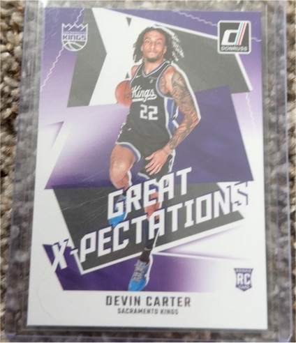 2024-25 Panini Donruss Great X-Pectations #9 Devin Carter — front
