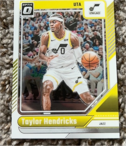 2024-25 Donruss Optic #203 Taylor Hendricks — front