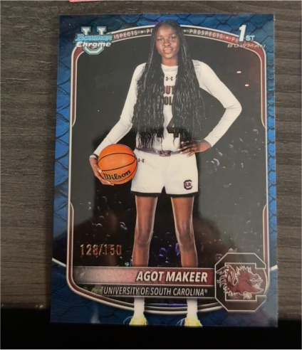 2025-26 Bowman Chrome #BCP-34 Agot Makeer — front
