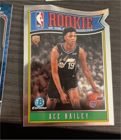 2025-26 Bowman Chrome Rookie of the Year Favorites #RY-5 Ace Bailey — front