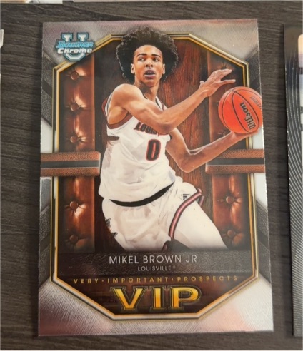 2025 Bowman Chrome VIP #VIP-11 Mikel Brown Jr. — front