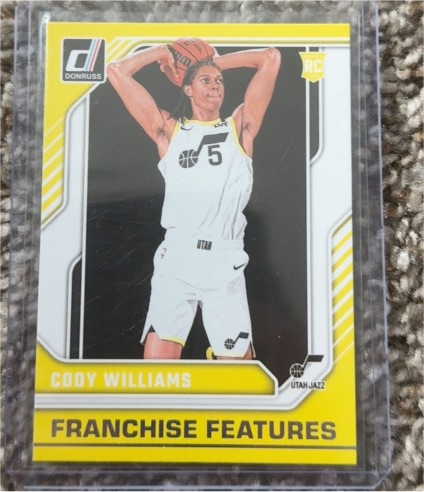 2024-25 Donruss #12 Cody Williams — front