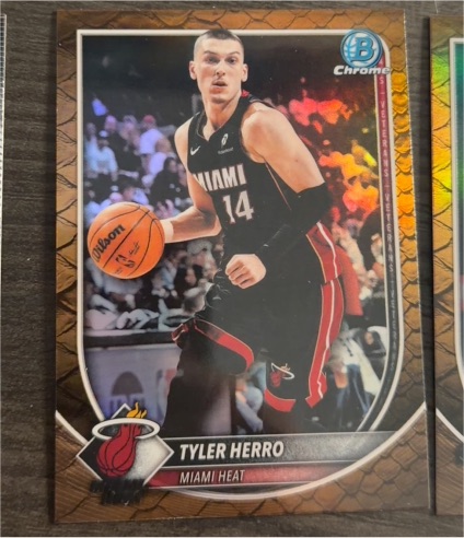 2025 Bowman Chrome #BCV-88 Tyler Herro — front