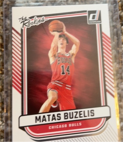 2024-25 Donruss The Rookies #1 Matas Buzelis — front