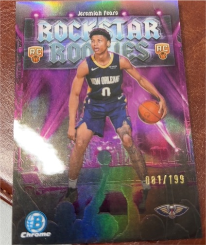 2025-26 Bowman Chrome #RR-7 Jeremiah Fears — front