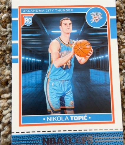 2024-25 Panini NBA Hoops #242 Nikola Topic — front