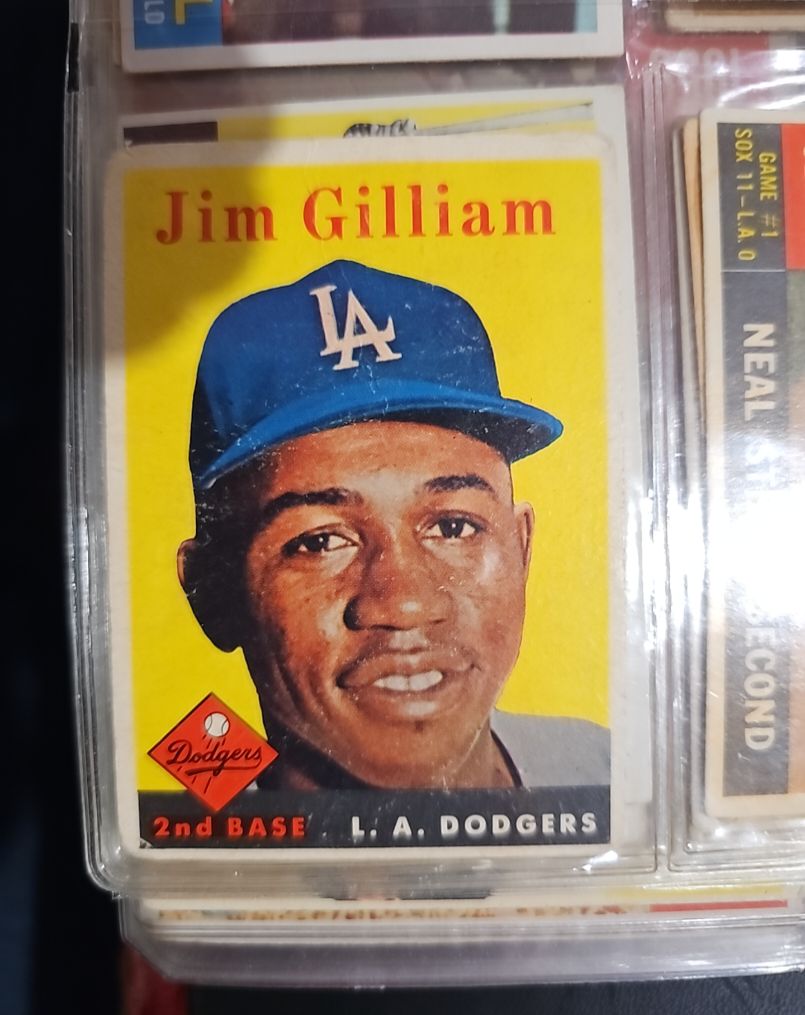 1958 Topps #215 Jim Gilliam — front