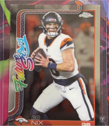 2025 Topps Chrome #FS-15 Bo Nix — front