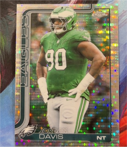 2025 Topps Chrome #249 Jordan Davis — front
