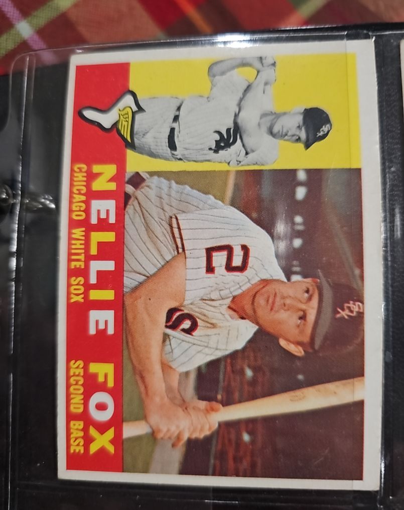 1960 Topps #100 Nellie Fox — front
