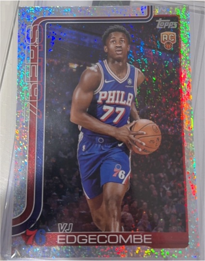 2025-26 Topps #203 VJ Edgecombe — front
