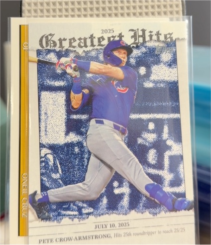 2026 Topps Series 1 2025 Greatest Hits #GH-1 Pete Crow-Armstrong — front