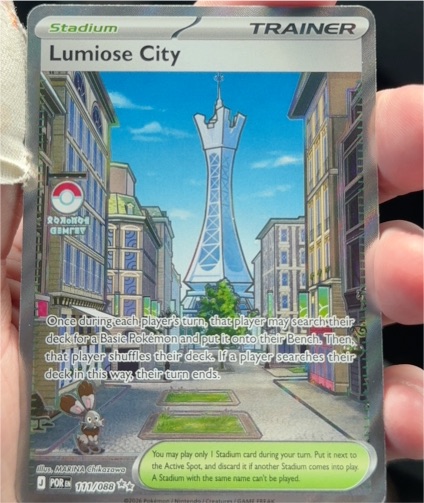 2026 Pokémon Perfect Order #111 Lumiose City — front