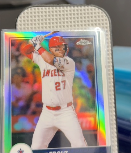 2024 Topps Chrome #200 Mike Trout — front