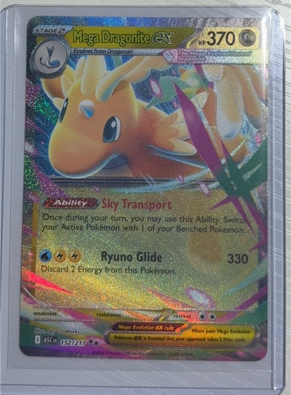 2021 Pokémon ME: Ascended Heroes #152 Mega Dragonite EX — front