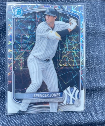 2025 Bowman Chrome Draft #BDC-9 Spencer Jones — front