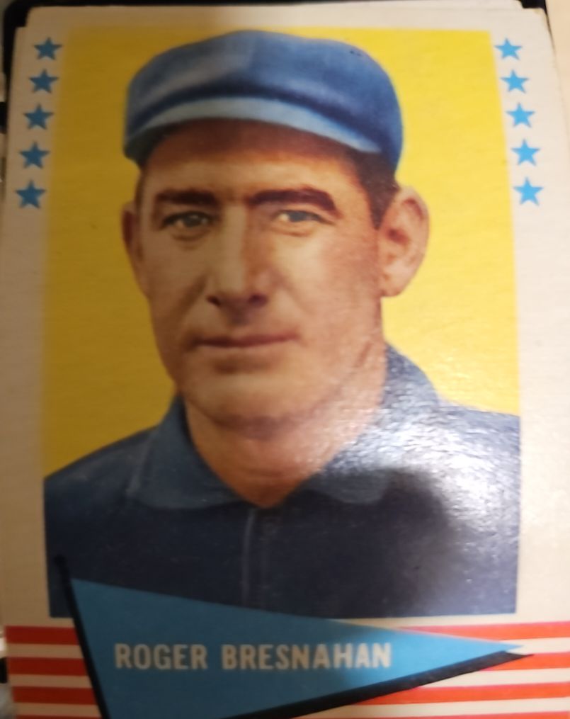 1961 Fleer Baseball Greats #10 Roger Bresnahan — front