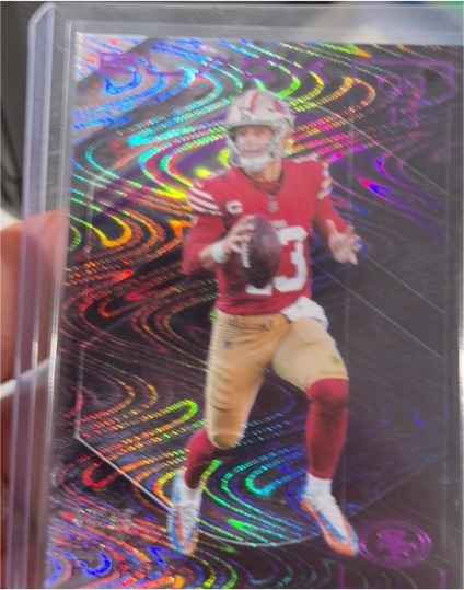 2025 Panini Black #45 Brock Purdy — front