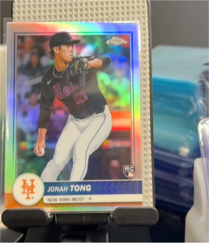 2026 Topps Chrome #48 Jonah Tong — front
