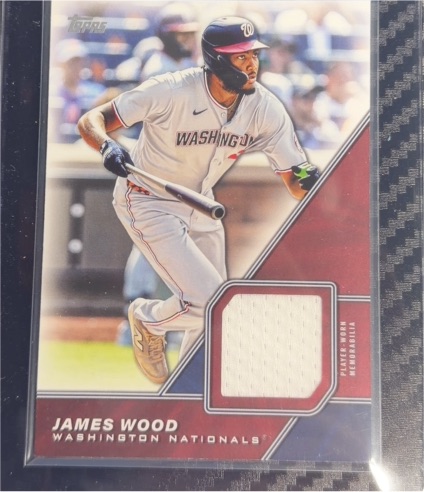 2026 Topps Major League Material #MLM-JW James Wood — front