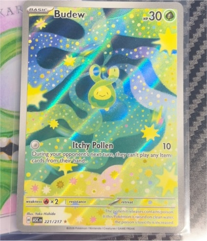 2026 Pokémon Mega Evolutions: Ascended Heroes #221 Budew — front