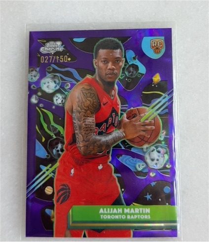 2025-26 Topps Chrome #290 Alijah Martin — front